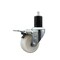 Service Caster 3'' Nylon Swivel 1-3/4'' Expanding Stem Caster Total Lock Brake SCC-EXTTL20S314-NYS-134 - alternate 1